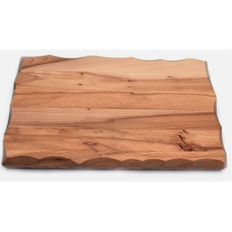 TAGLIERE RUSTICO RETTANGOLARE CON MANIGLIE 43X25 H 4 CM. PANETTA