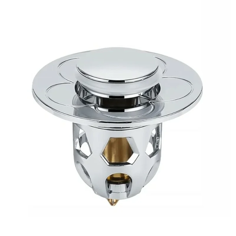 Tappo lavandino clic clac per fori da 34 a 40 mm con 2 guarnizioni