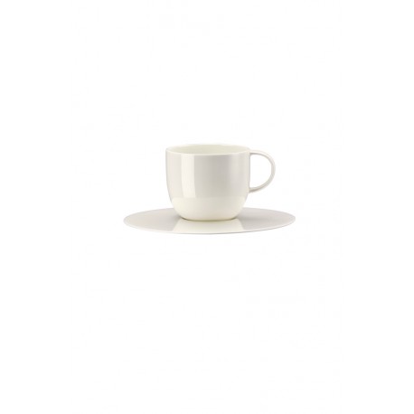 Tazza caffè alta con piatto Rosenthal Brillance white