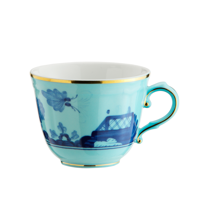 Tazza caffe' con piatto Richard Ginori Oriente Italiano Iris