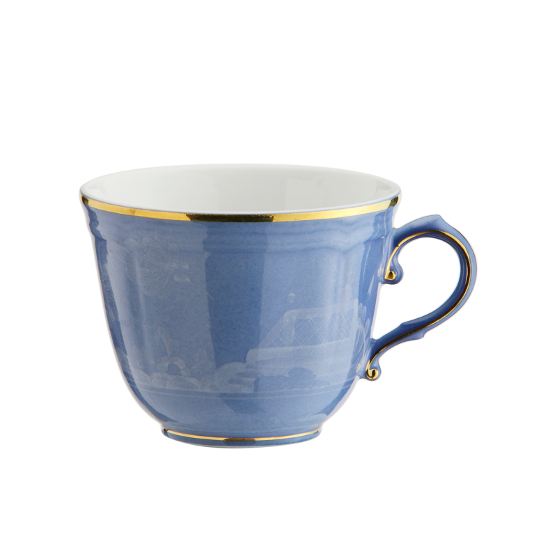 Tazza caffe' con piatto Richard Ginori Oriente Italiano Pervinca