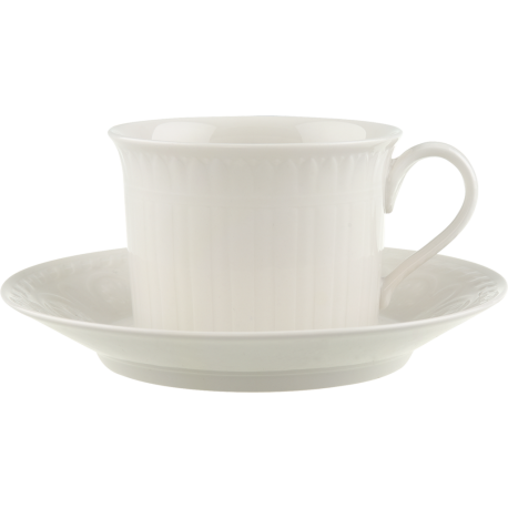 Tazza colazione con piatto Villeroy & Boch Cellini in porcellana