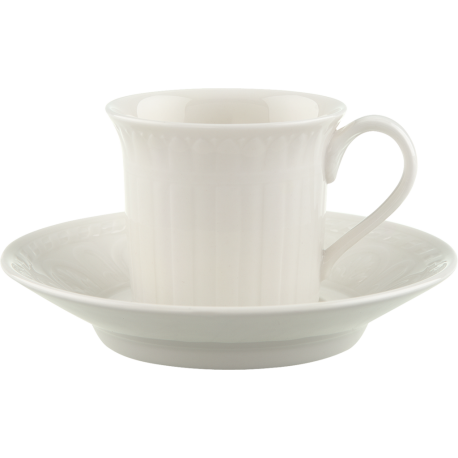 Tazza espresso con piattino Villeroy & Boch Cellini in porcellana