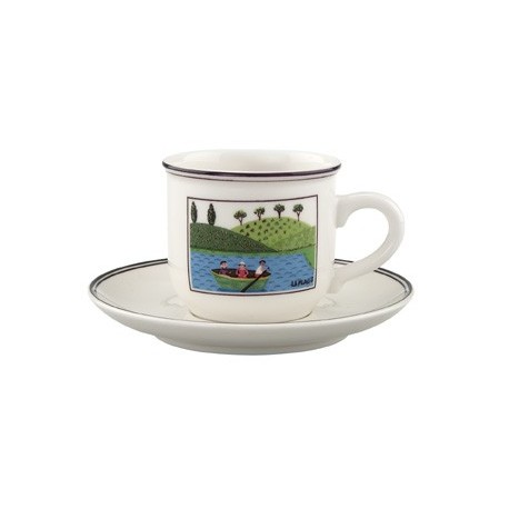 Tazza espresso con piattino Villeroy & boch design naif