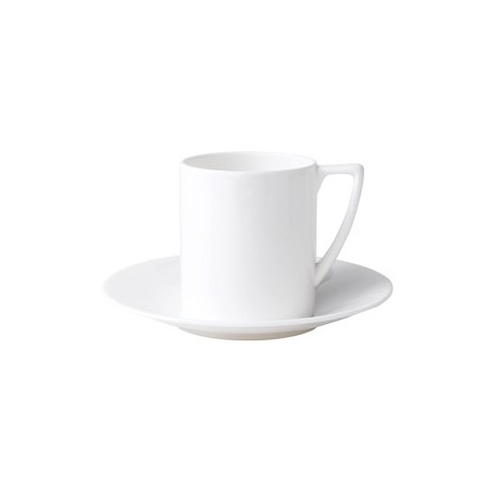 Tazza espresso con piatto Jasper Conran White Wedgwood