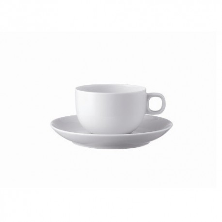 Tazza espresso con piatto Rosenthal moon bianco