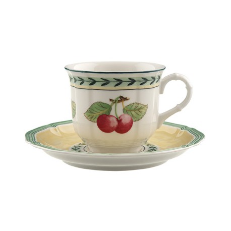 Tazza espresso Villeroy & boch French garden con piattino in porcellana