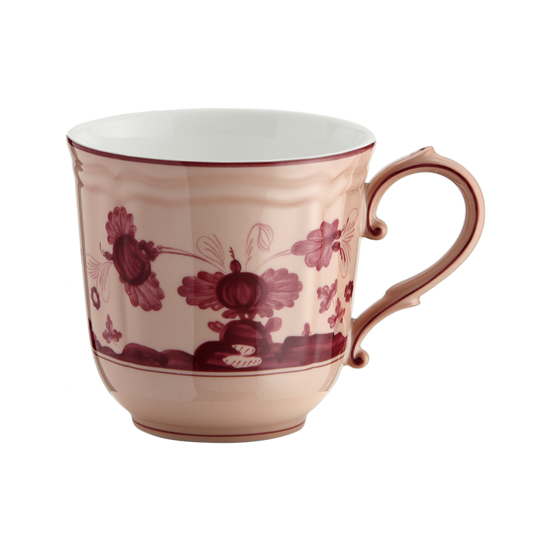 Tazza Mug Ginori 1735 Oriente Italiano Vermiglio