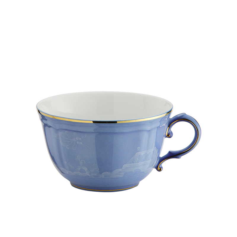 Tazza te' con piatto Ginori 1735 Oriente Italiano Pervinca