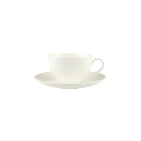 Tazza Villeroy & Boch da te' con piattino royal bianco