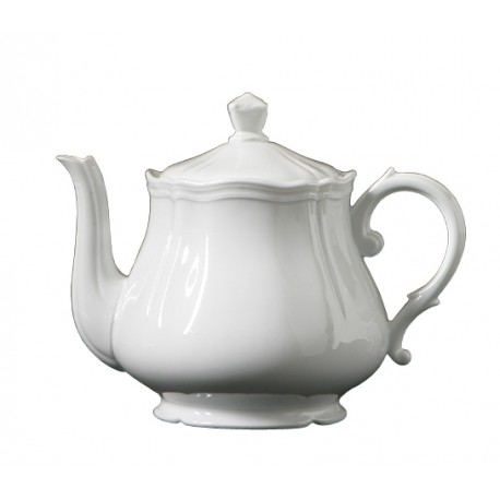 Teiera Richard Ginori Antico doccia bianco