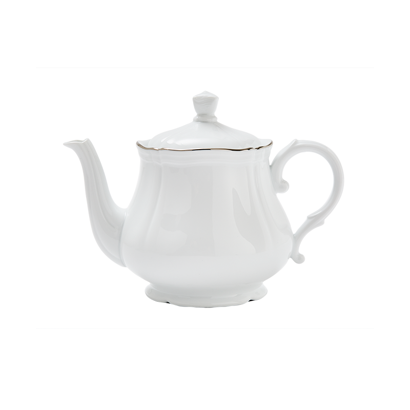 Teiera Ginori 1735 Corona platino Antico doccia