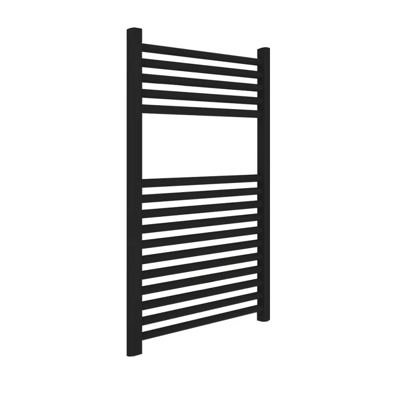 Termoarredo scaldasalviette 500x770 nero opaco con interasse 45 cm