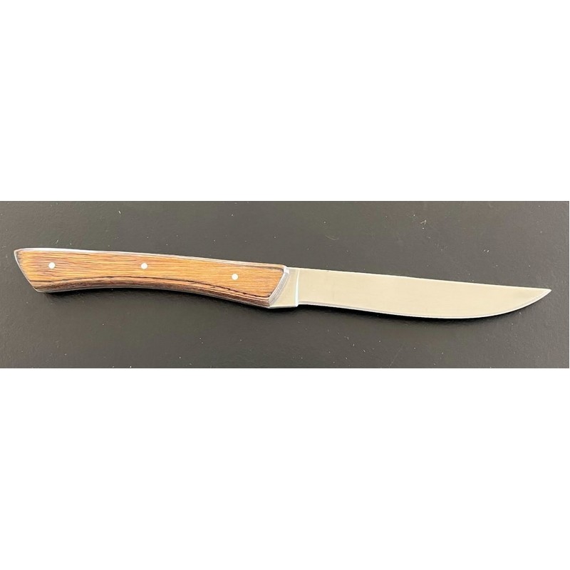 TEXAS SET 6 COLTELLI CARNE FILO RASOIO MANICO IN LEGNO 23,5 CM. ABERT