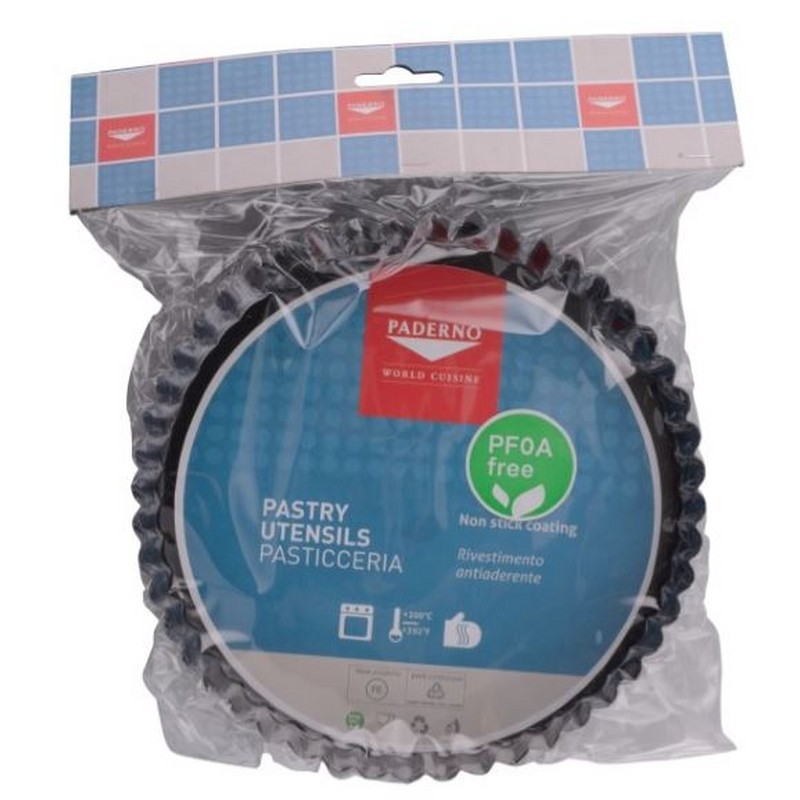 TORTIERA CM. 20 FESTONATA ANTIADERENTE PADERNO