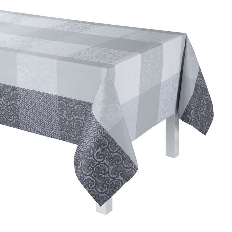Tovaglia antimacchia Le Jacquard Francais Fleurs de Kyoto brume