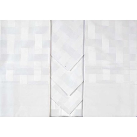 Tovaglia Piazza Pitti Firenze Intreccio 180x360 cm con tovaglioli