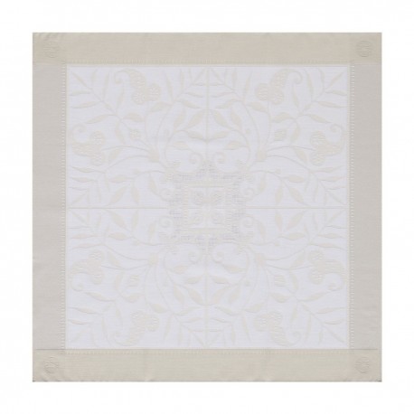Tovagliolo Le Jacquard Francais Venezia Ivoire 58 x 58 cm