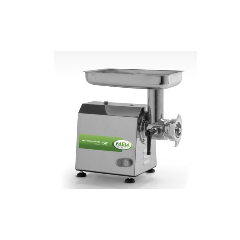 Tritacarne Carenato Professionale - Bocca 70 ø - Produzione oraria 200 Kg. - Gruppo macinazione INOX