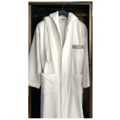 Trussardi accappatoio Golf con cappuccio - viola