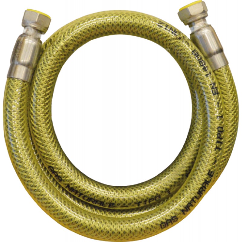 TUBO GAS METANO MAURER FLESSIBILE 1,5MT 1/2F/F UNI EN 14800