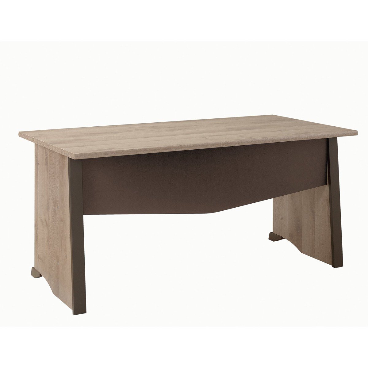 Ufficio stile industriale con pannello posteriore L160 cm - Fabbricazione francese