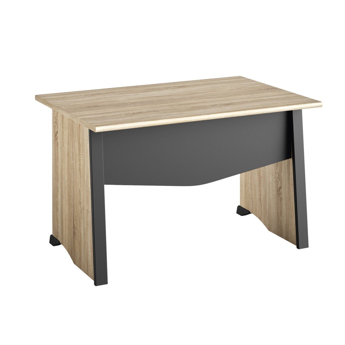 Ufficio stile industriale con pannello posteriore L80 cm - Fabbricazione francese