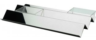 V Tray Vassoio Multiuso Acciaio