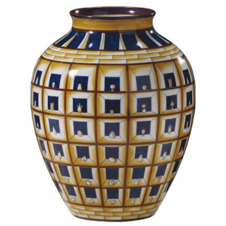 Vaso ad Orcino Prospettica Ginori 1735 Gio Ponti cm 29