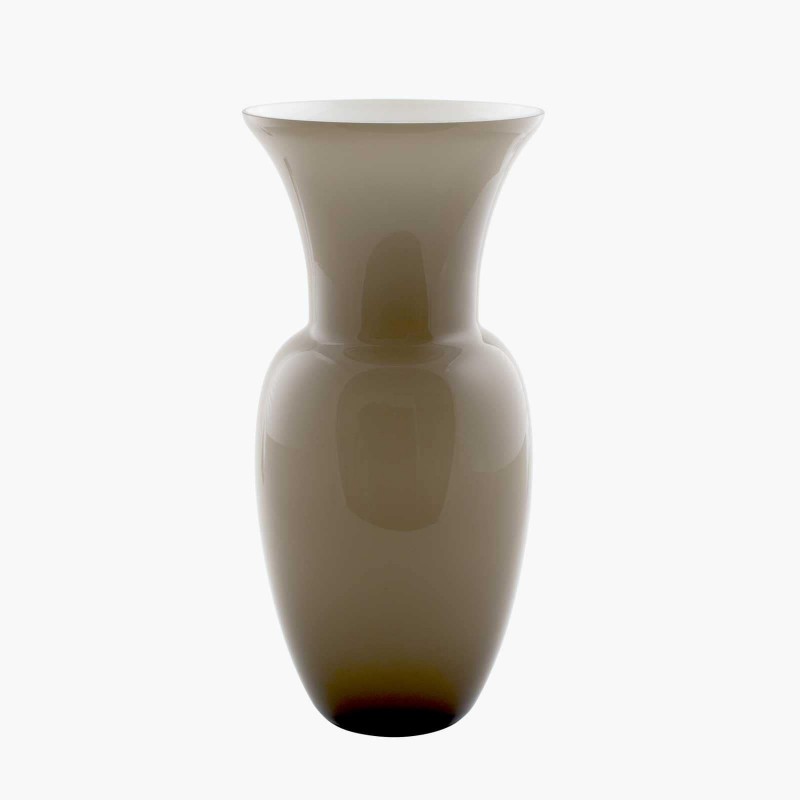 Vaso Comtesse Salina in vetro opalino crema cm 31