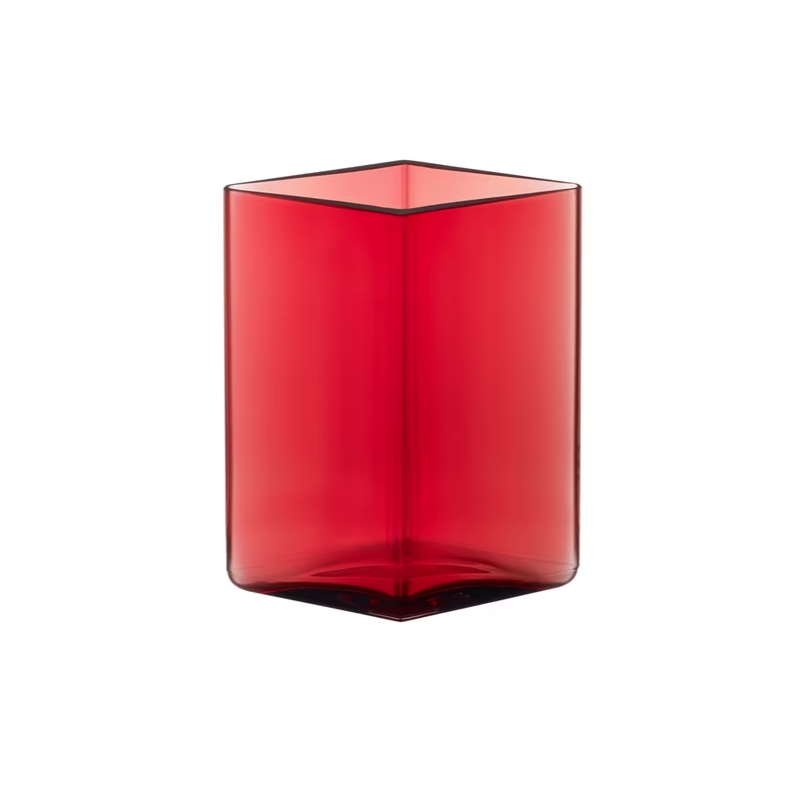 Vaso Iittala Ruutu 115x140mm rosso