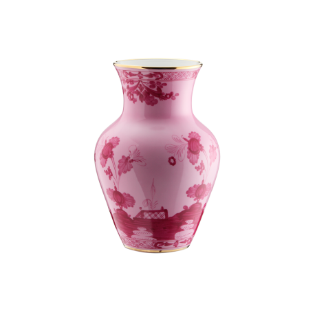 Vaso Ming Ginori 1735 Oriente Italiano porpora cm 25