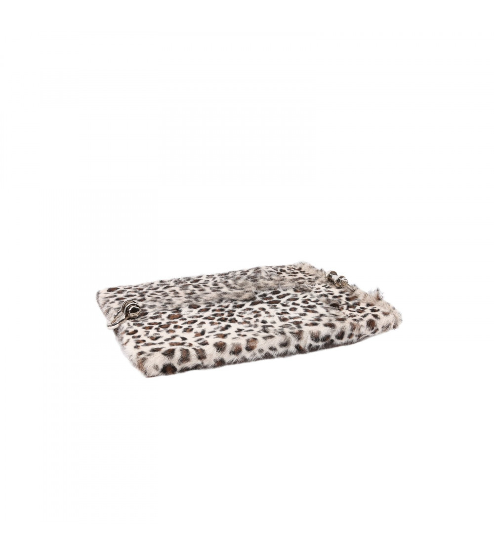 Vassoio Luxury in pelliccia leopardata