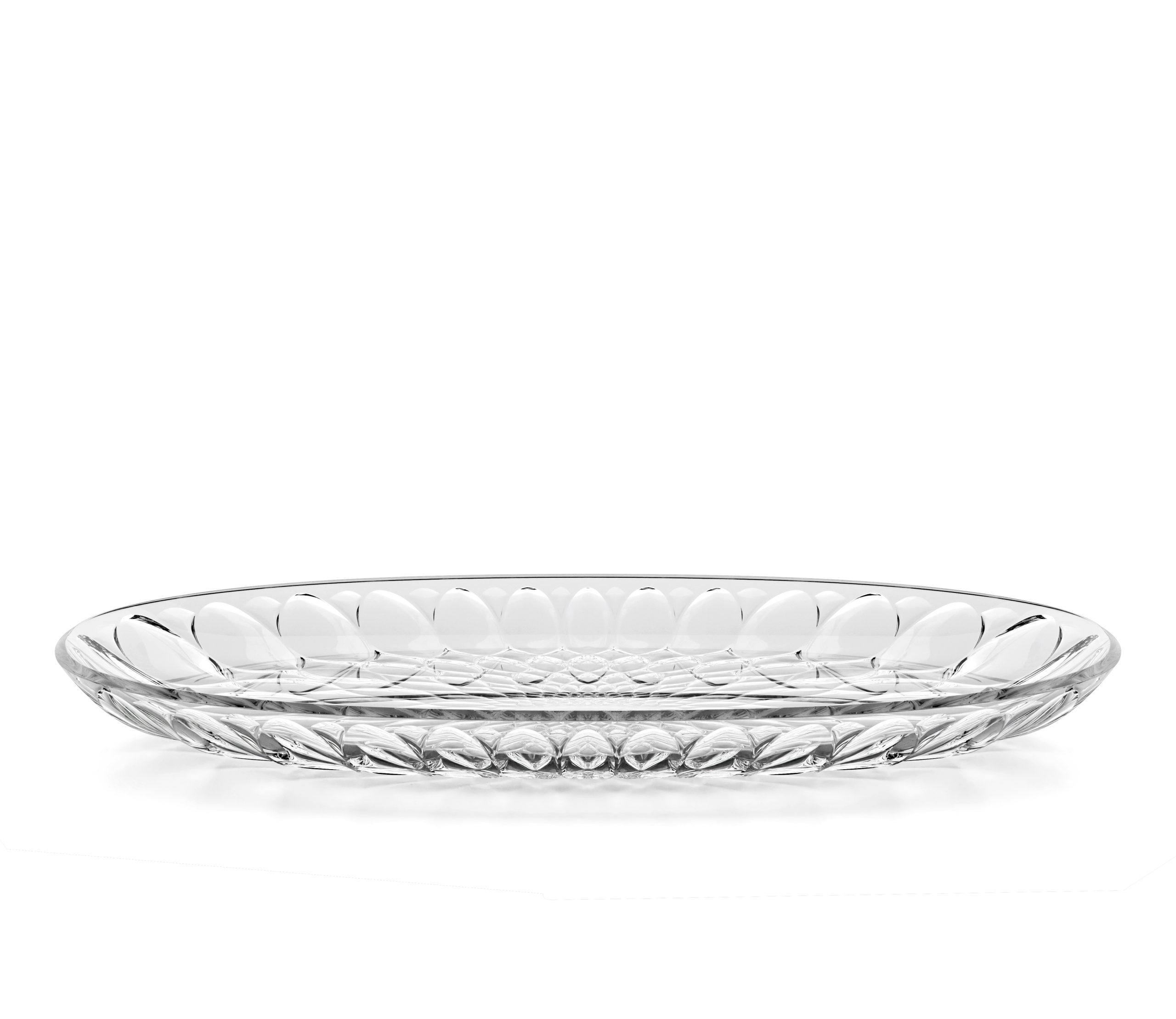 Vassoio Ovale Piccolo Vanity Trasparente