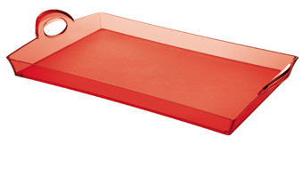 Vassoio Rettangolare Rosso