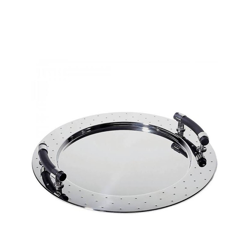 Vassoio rotondo con manici ALESSI