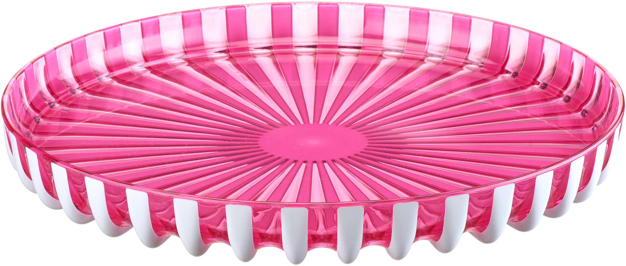 Vassoio Rotondo Pin-Up Magenta
