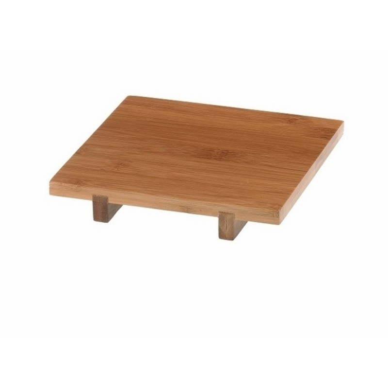 VASSOIO SUSHI 15X15X2.5 CM. BAMBOO NATURALE LEONE