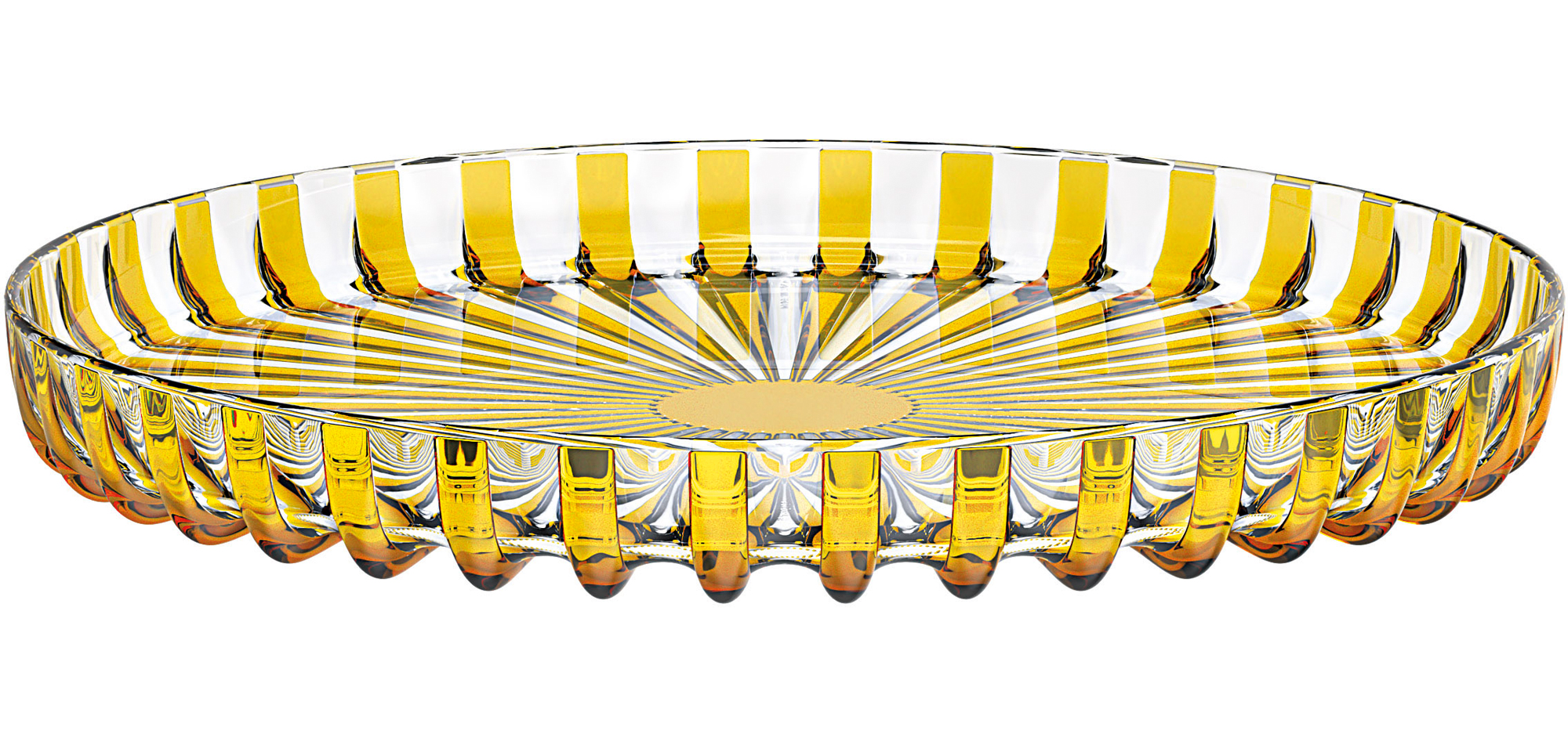 Vassoio Tondo Dolcevita Ambra