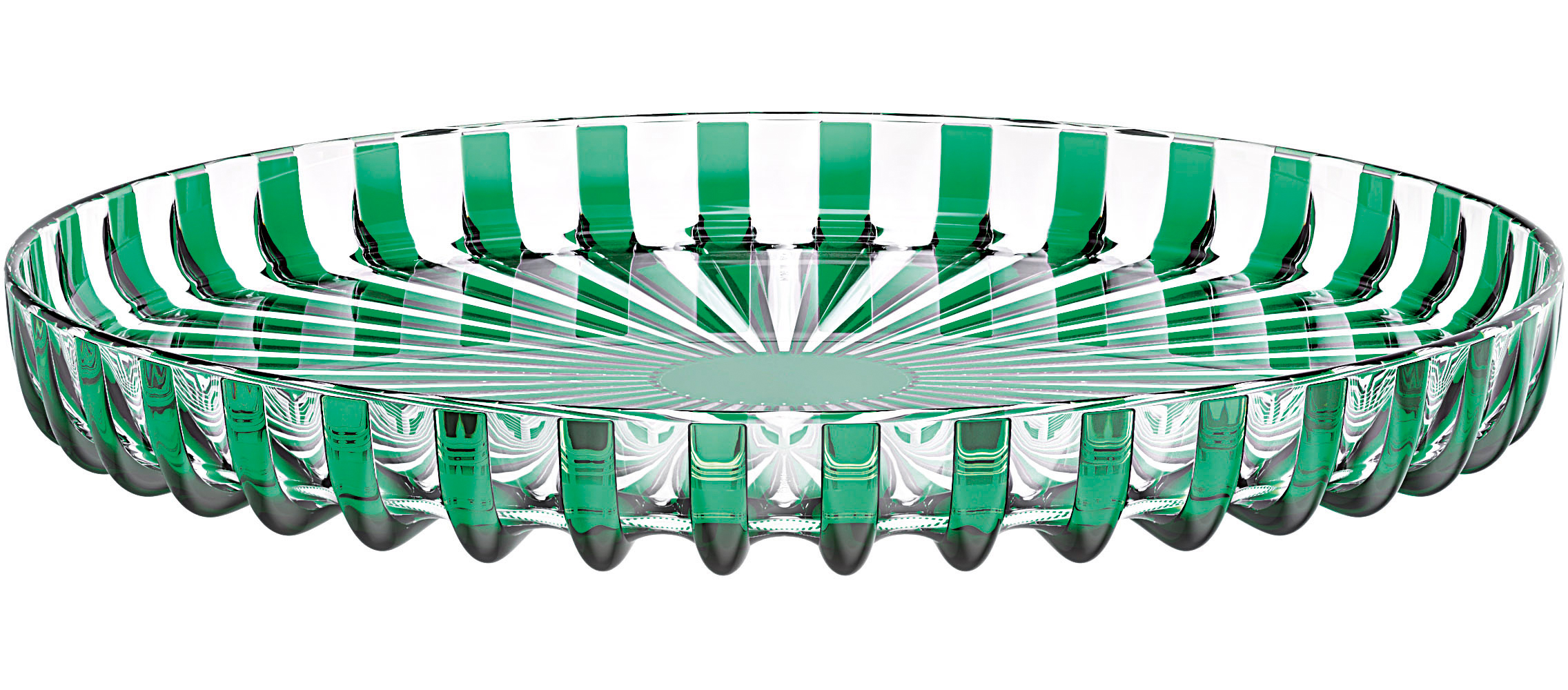 Vassoio Tondo Dolcevita Verde Smeraldo