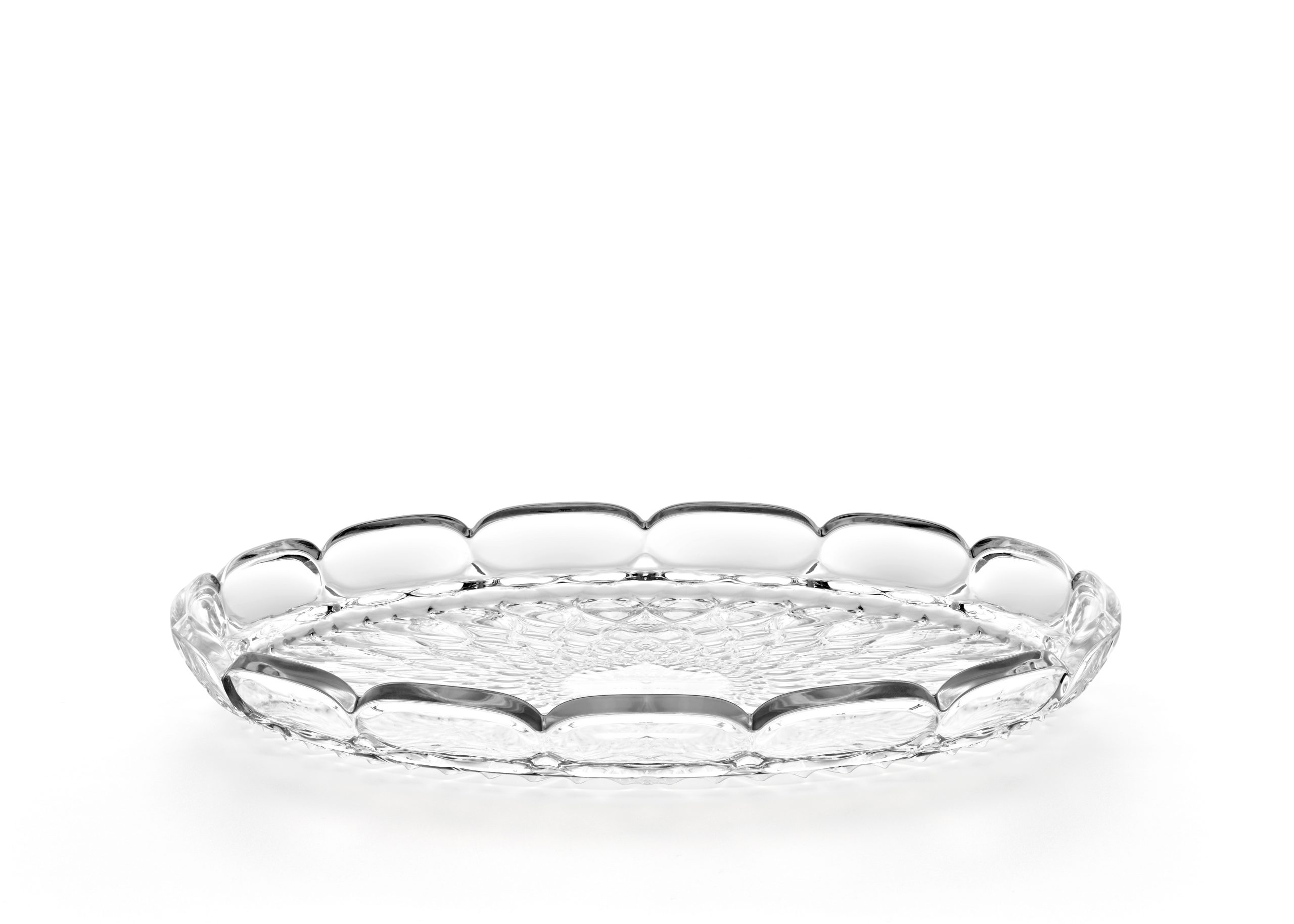 Vassoio Tondo Grande Vanity Trasparente