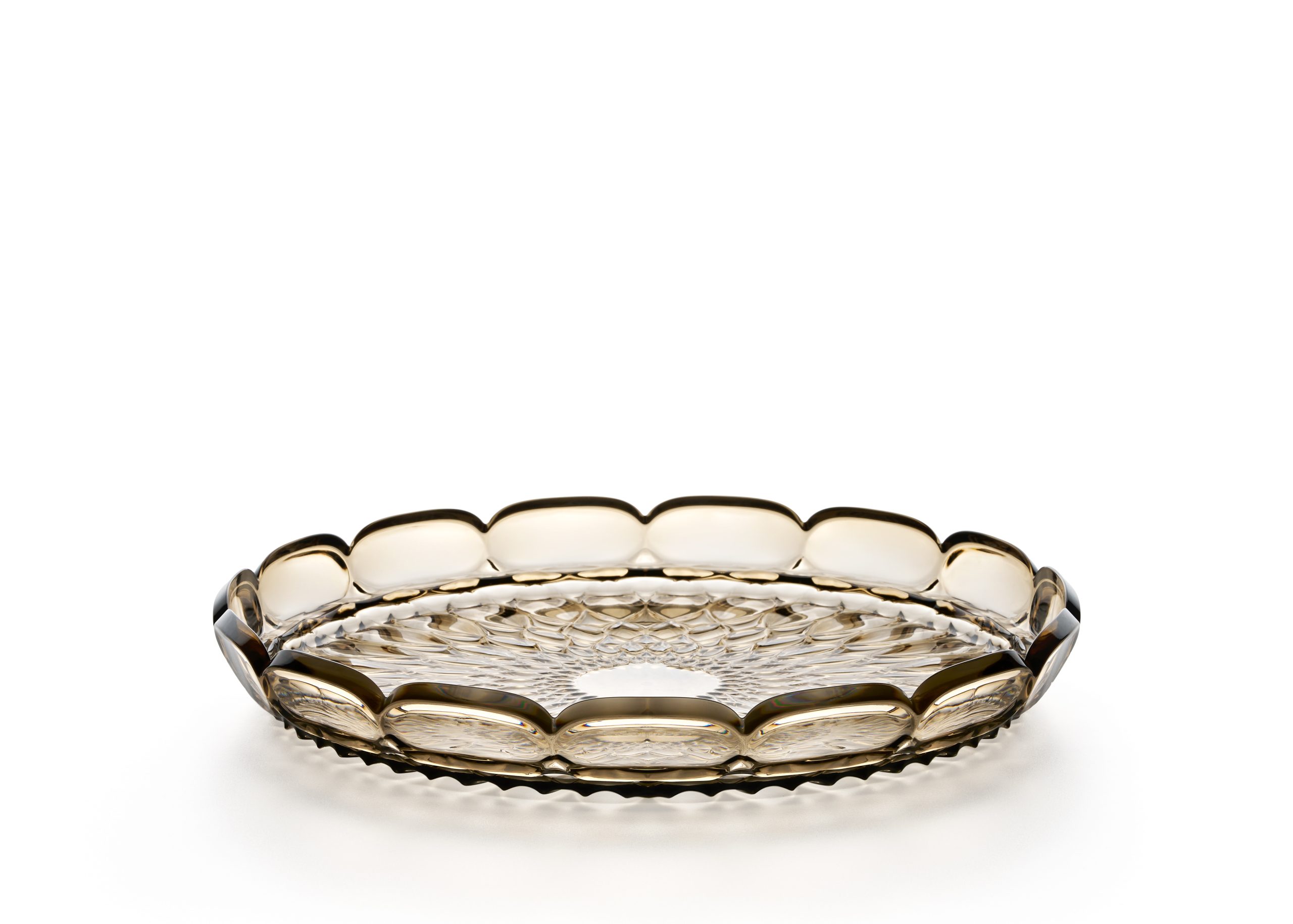 Vassoio Tondo Piccolo Vanity Fumo