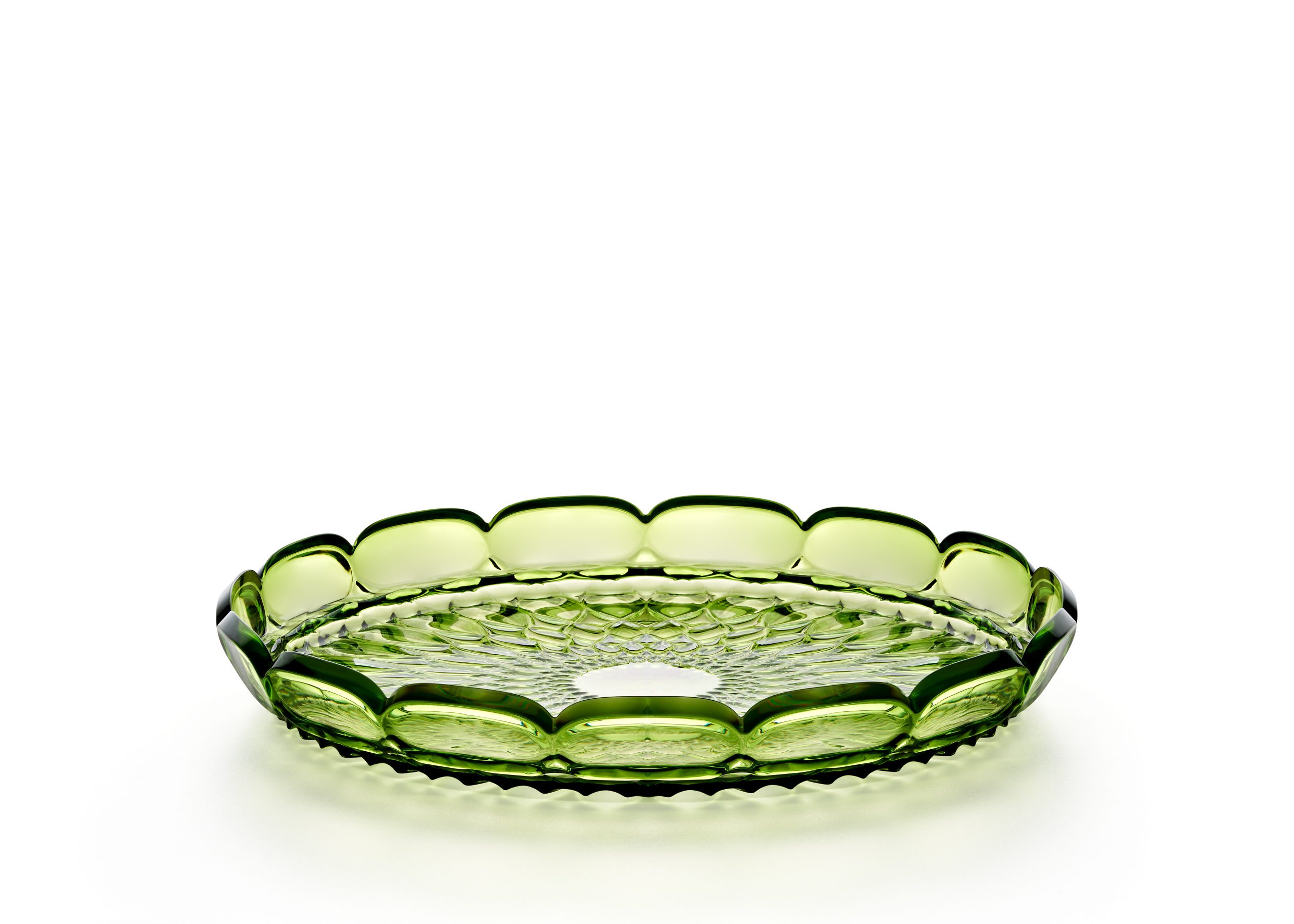 Vassoio Tondo Piccolo Vanity Verde Ninfea