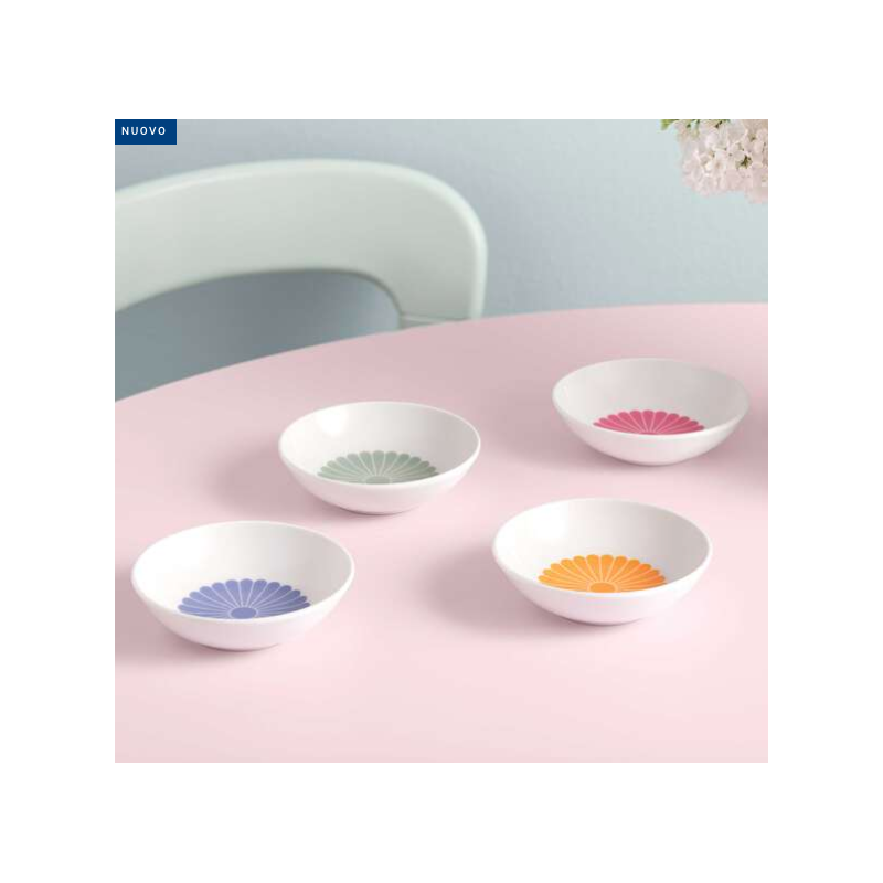Villeroy & Boch Fleur coppetta macedonia multicolore Ø13,2 cm 4 pezzi