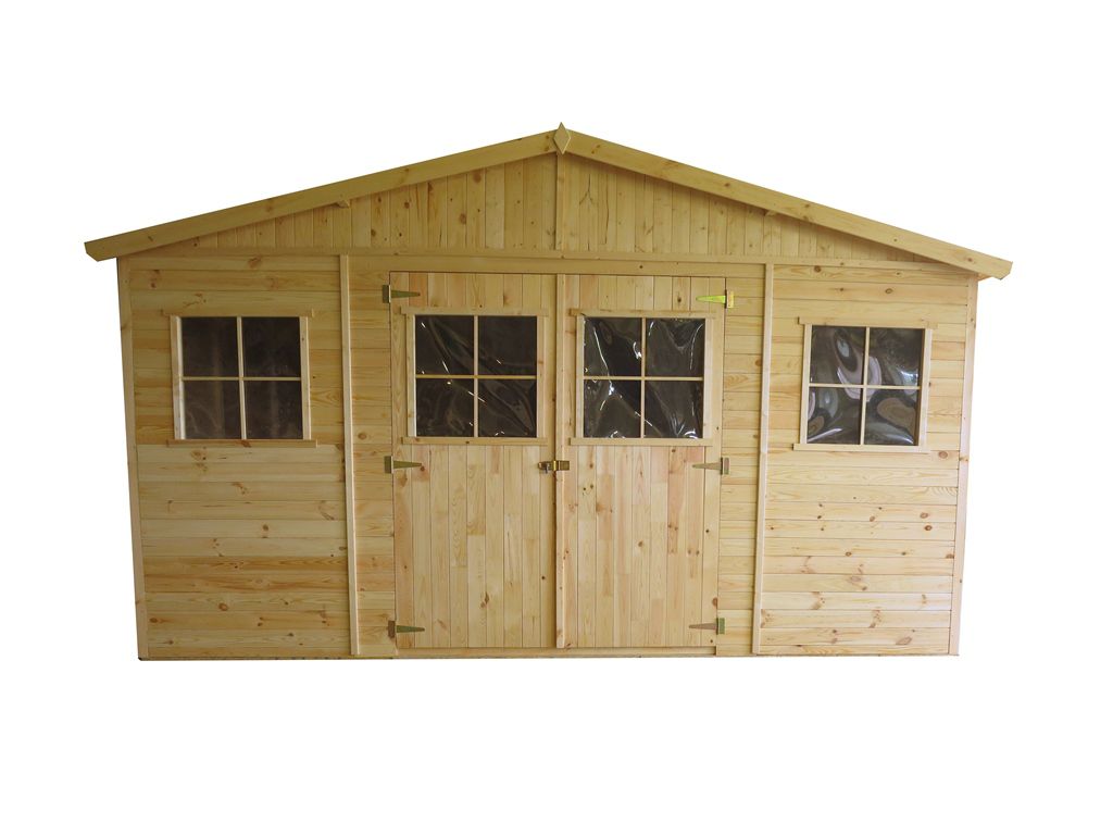 Casetta da giardino prefabbricata "München" - 4,14 x 3,20 m