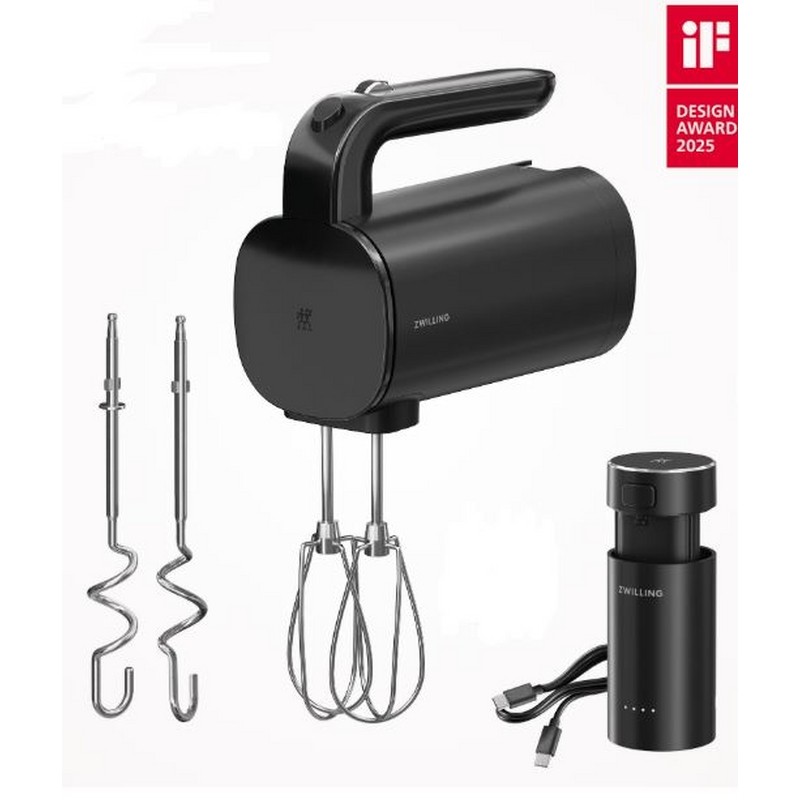 XTEND SBATTITORE NERO COMPLETO DI BATTERIA + CARICA BATT. ZWILLING