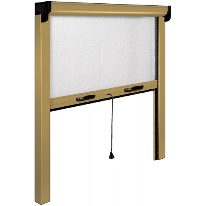 ZANZARIERA KIT BRONZO 120/100X160 AP. VERTICALE MAURER