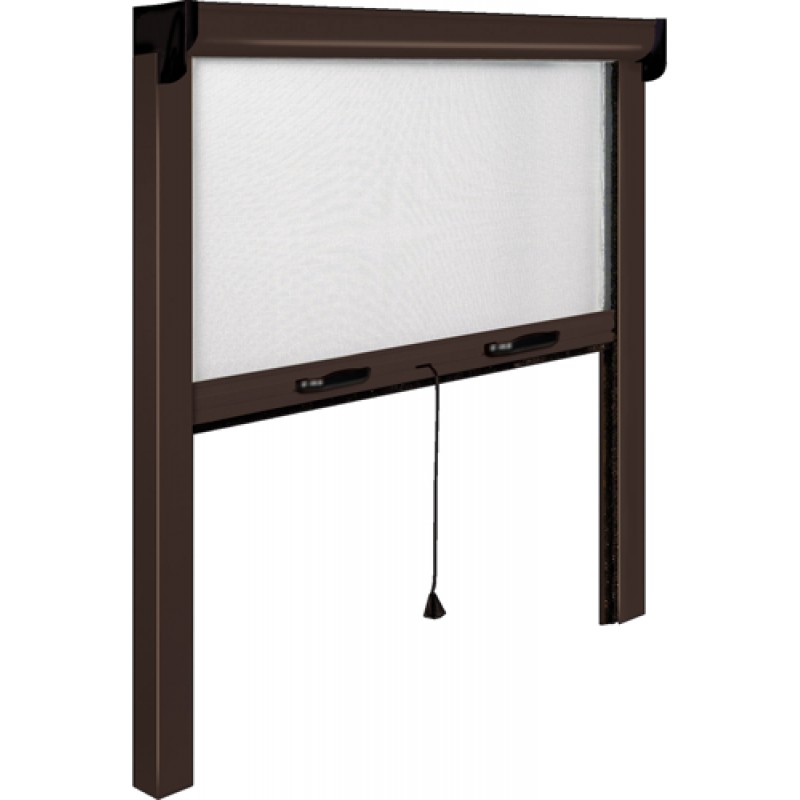 ZANZARIERA KIT MARRONE 140/120X250 AP. VERTICALE