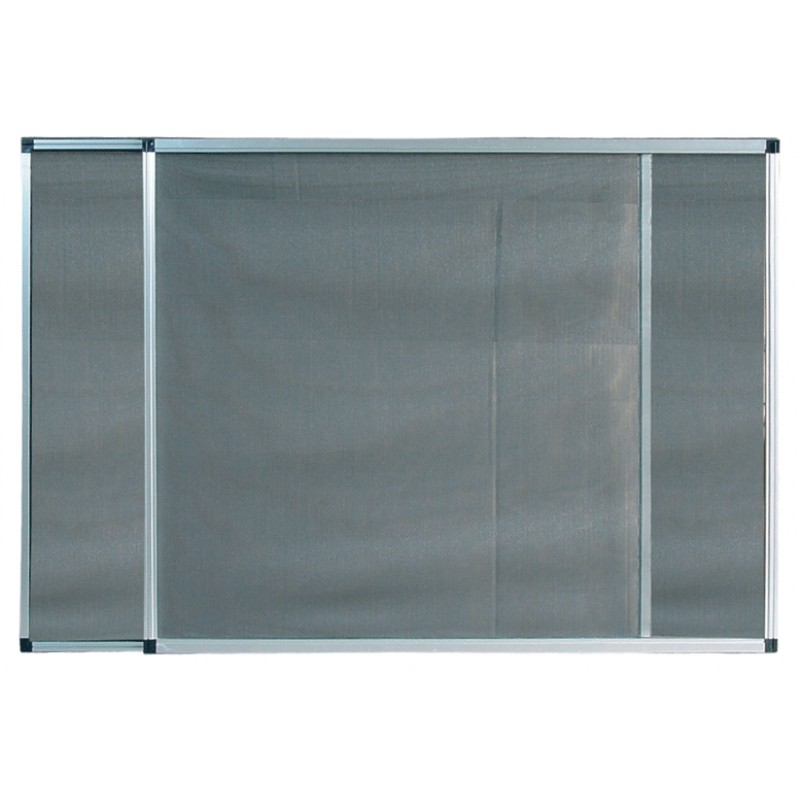 ZANZARIERA TELAIO ESTENSIBILE ORIENTABILE GRIGIO 50X50CM MAURER FIBRA