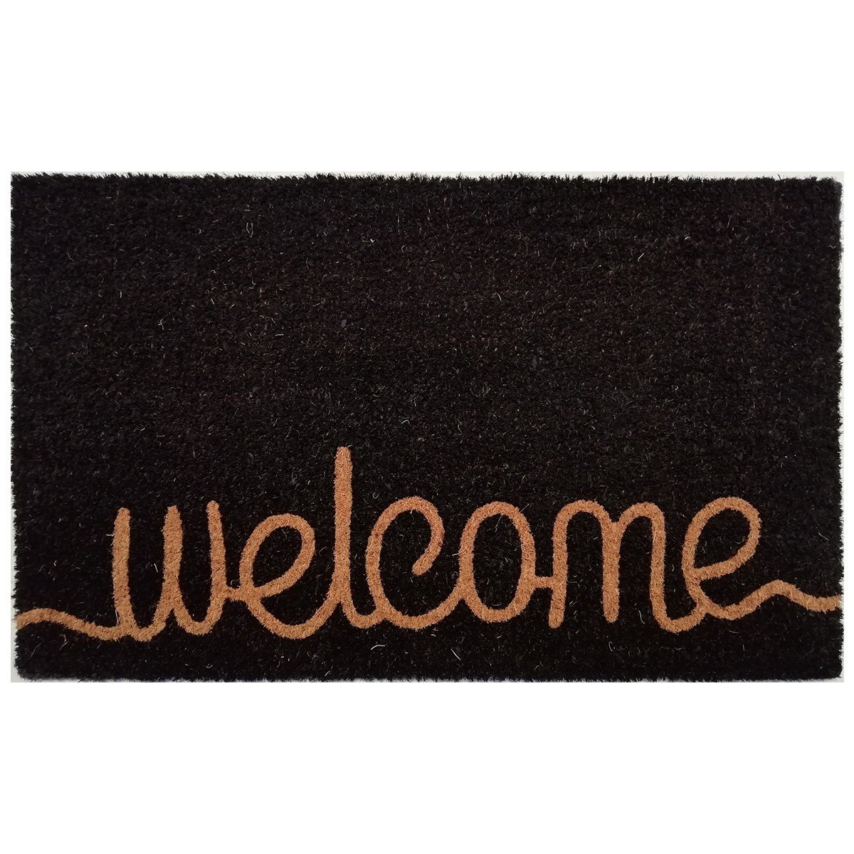 Zerbino Welcome nero 45x75 cm